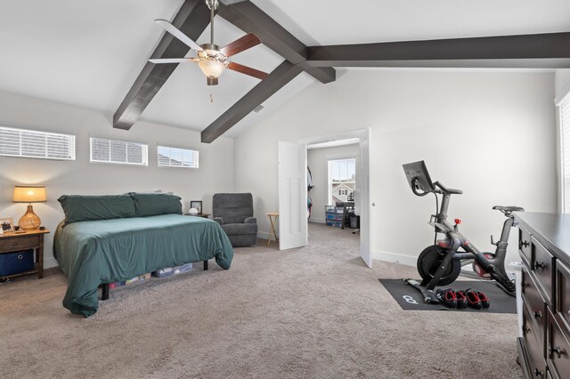 2848 Crestline Rd, Tallahassee, FL 32308 - bedroom with light carpet and ceiling fan