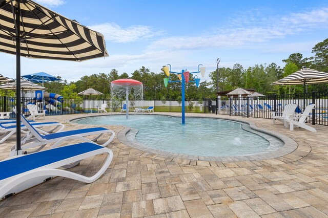 2848 Crestline Rd, Tallahassee, FL 32308 - community pool featuring a patio