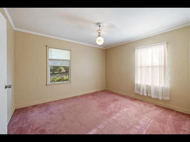 10168 NE Colin Kelly Hwy, Pinetta Madison County, FL 32350 - carpeted empty room with ornamental molding and baseboards
