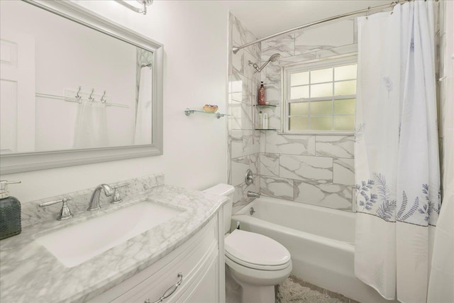3822 Leane Dr, Tallahassee, FL 32309 - full bath with toilet, shower / bath combo, and vanity