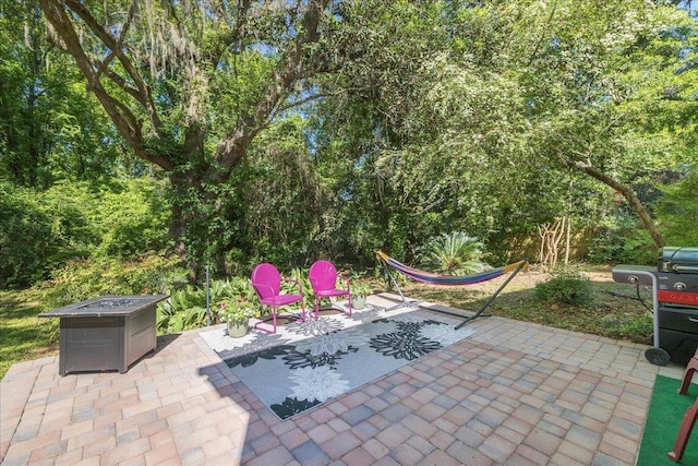 3822 Leane Dr, Tallahassee, FL 32309 - view of patio / terrace featuring a grill