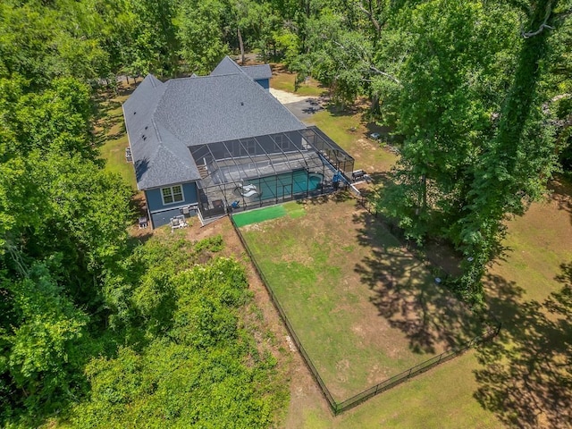 323 Carr Ln, Tallahassee, FL 32312 - view from above of property