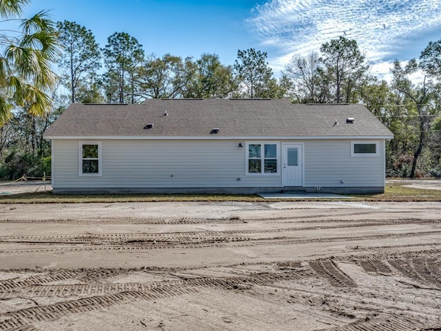 view of rear view of property