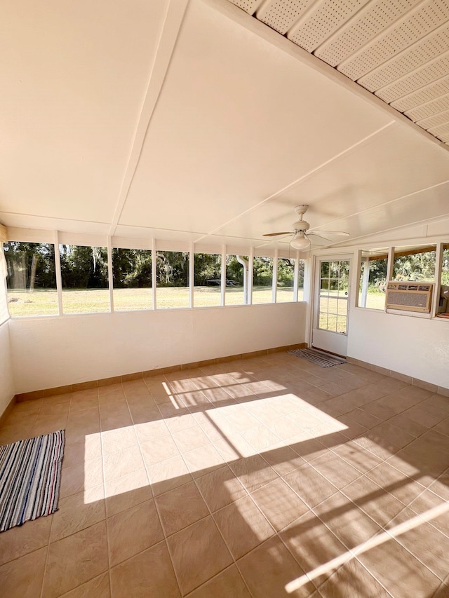 2048 W Gas Plant Rd, Perry, FL 32347 - unfurnished sunroom featuring cooling unit