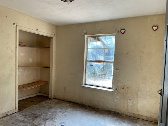 interior space with multiple windows