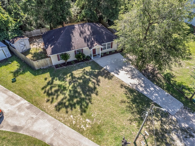 1 Black Foot Rd, Crawfordville, FL 32327 - aerial view of property and surrounding area