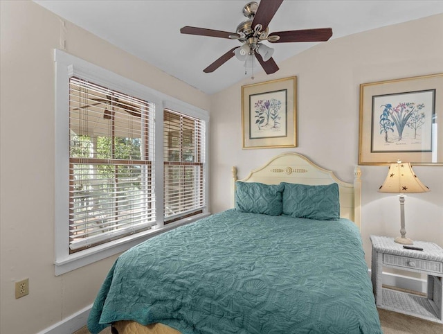 233 NE Maggie Cir, Steinhatchee, FL 32359 - bedroom with baseboards and ceiling fan