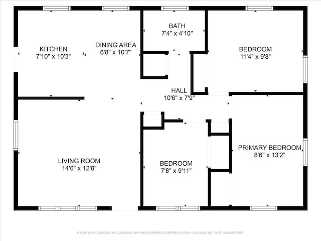 603 W Ash St, Perry, FL 32347 - home floor plan
