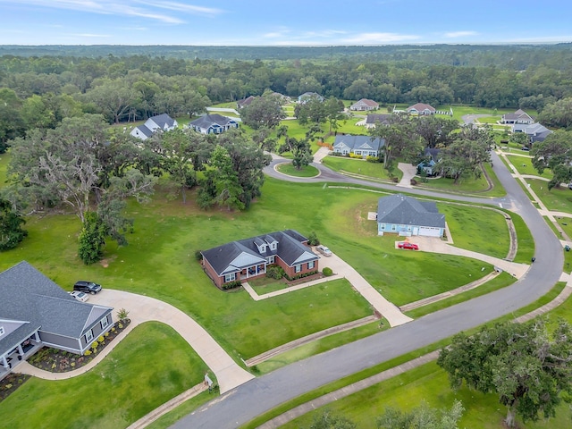 3325 Mariana Oaks Dr, Tallahassee, FL 32311 - aerial view of residential area with a heavily wooded area