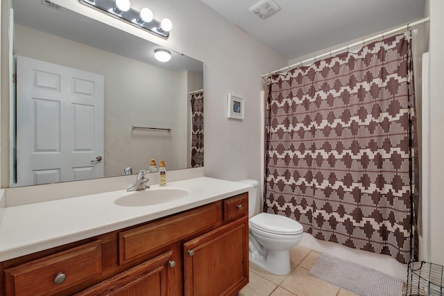 1320 Hendrix Rd Unit 403, Tallahassee, FL 32301 - full bath featuring vanity, tile patterned floors, and a shower with curtain