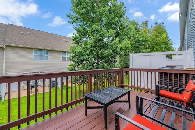 1320 Hendrix Rd Unit 403, Tallahassee, FL 32301 - deck with a lawn