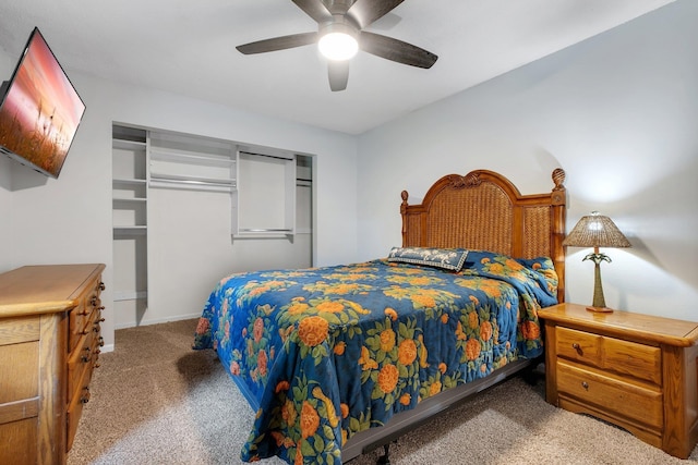 2121 Shadyoaks Dr, Tallahassee, FL 32303 - bedroom featuring carpet flooring and a ceiling fan