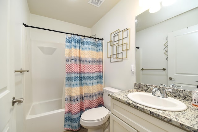 359 Mae Cato Dr, Midway, FL 32343 - full bath with vanity, toilet, and shower / bath combination with curtain
