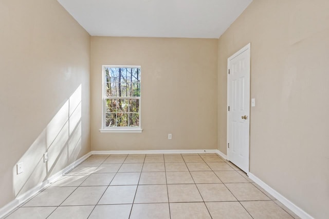 view of tiled empty room