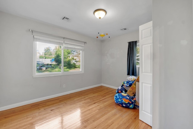 interior space featuring hardwood / wood-style floors