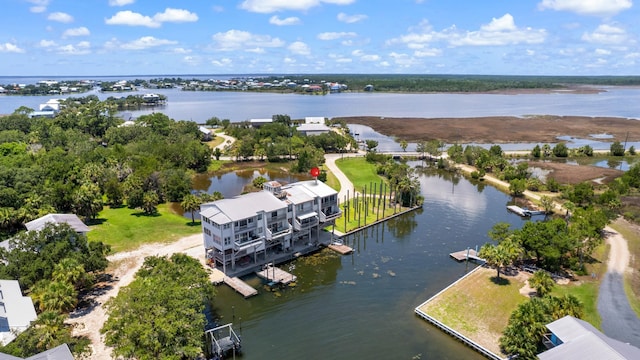 22 Lighthouse Pt, Crawfordville, FL 32327 - bird's eye view of a nearby body of water