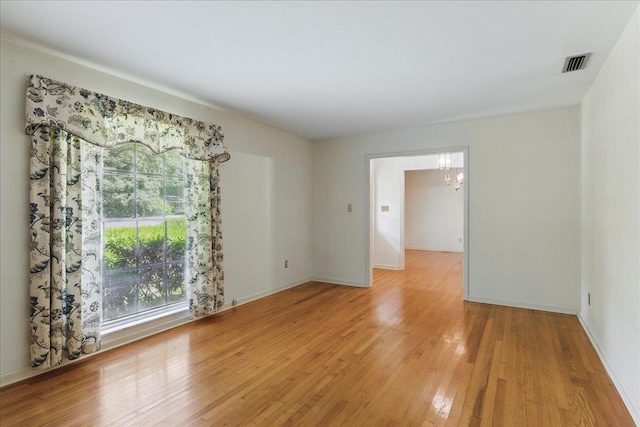 711 Kenilworth Rd, Tallahassee, FL 32312 - empty room featuring light wood-style flooring