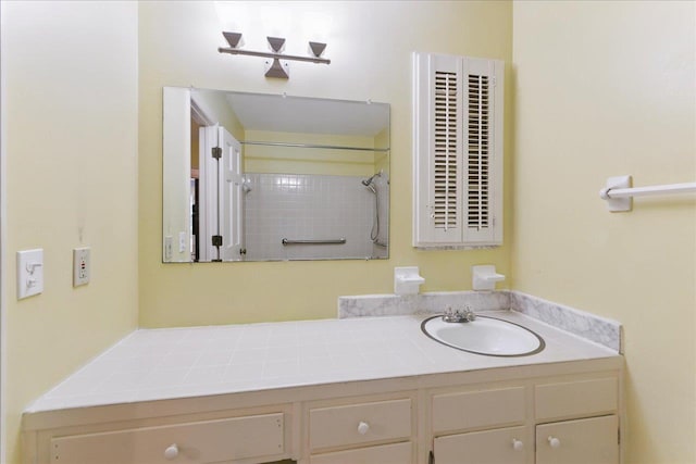 711 Kenilworth Rd, Tallahassee, FL 32312 - full bathroom with vanity and a shower