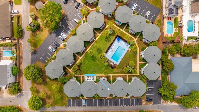 285 Payne Street 23B, Walton Beaches, FL 32550 - aerial view of residential area with a pool
