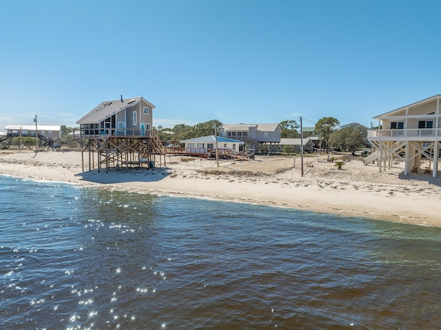 water view with a beach view