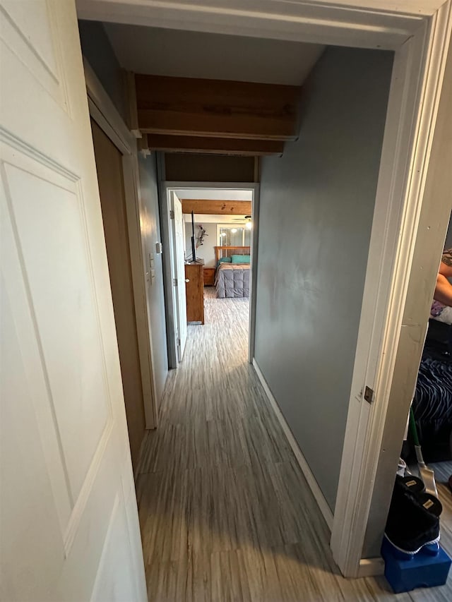 71 Royster Dr, Crawfordville, FL 32327 - hallway featuring wood finished floors