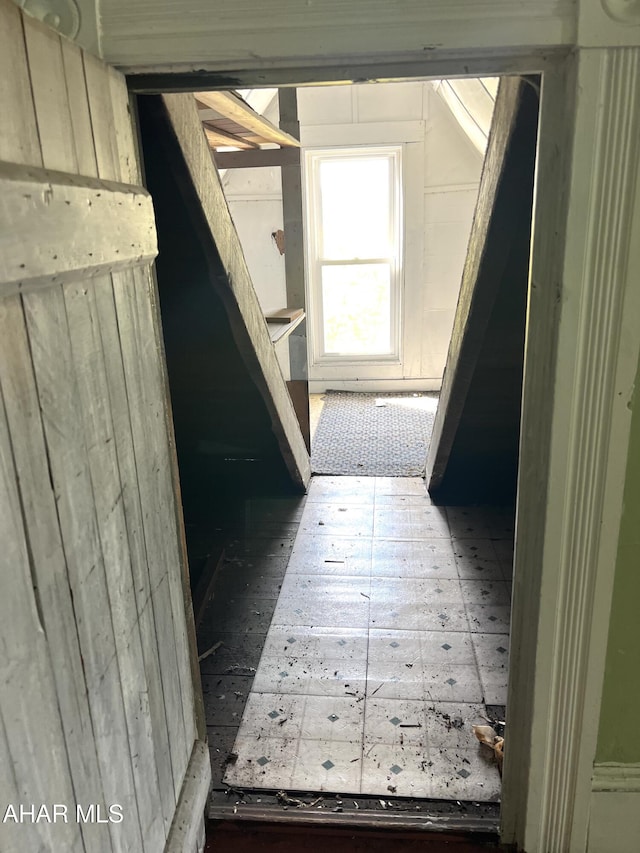view of staircase