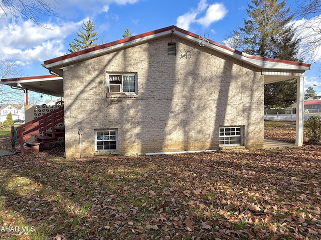 view of side of home