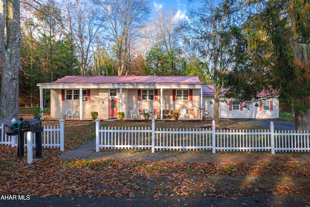 view of ranch-style house