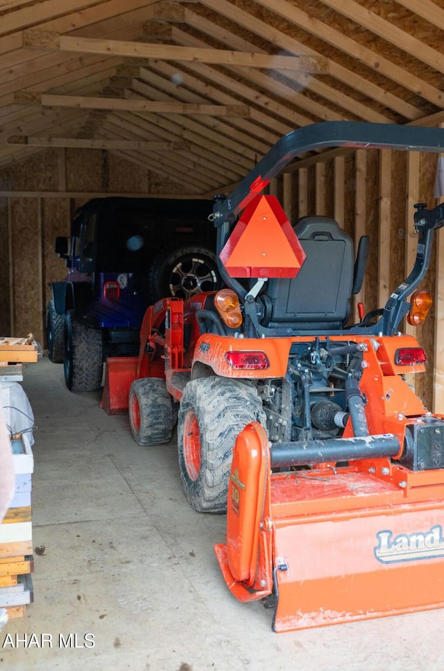 view of storage room