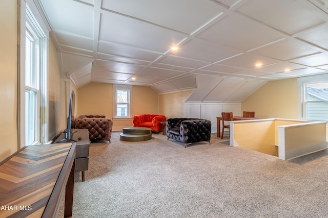213 N Market St, Martinsburg, PA 16662 - additional living space featuring lofted ceiling and carpet flooring