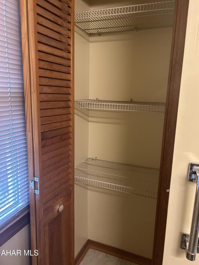 view of closet