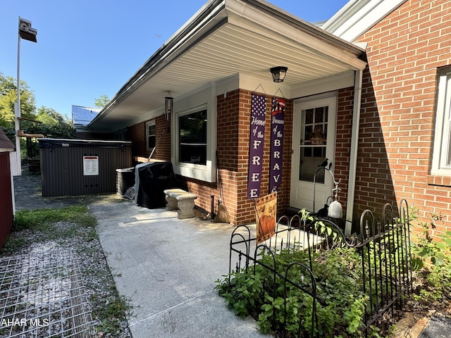 view of entrance to property