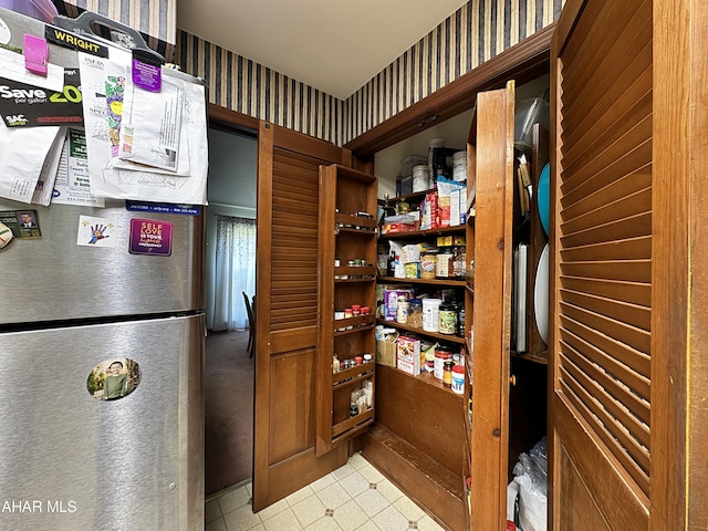 view of pantry