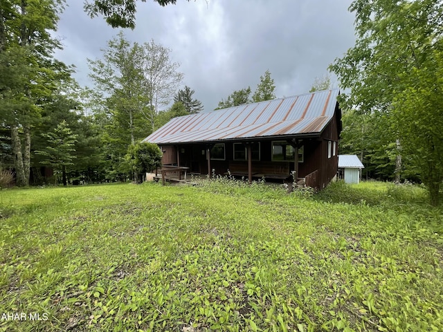 849-853 Fairview Rd, Howard, PA 16841 - rear view of property with metal roof