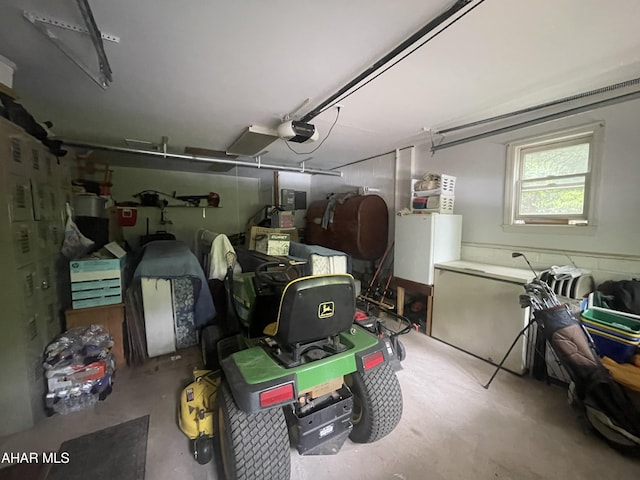 849-853 Fairview Rd, Howard, PA 16841 - garage featuring a garage door opener