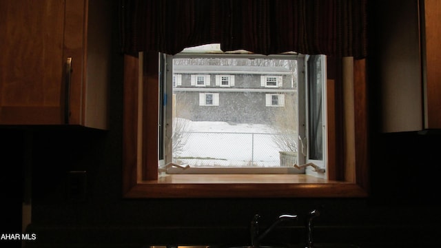 interior details with sink