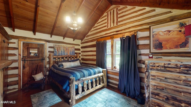 166 Mink Rd, Boswell, PA 15531 - bedroom featuring wood finished floors and wood ceiling