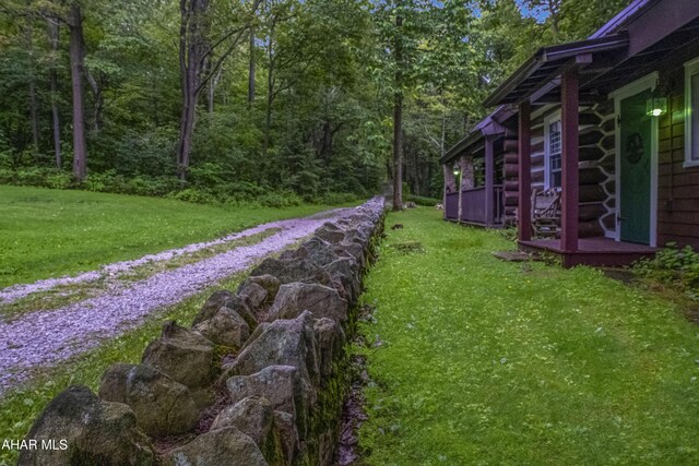 166 Mink Rd, Boswell, PA 15531 - view of grassy yard featuring a view of trees