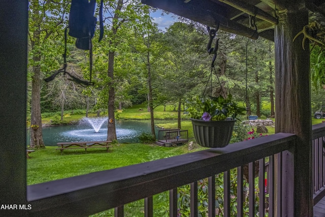 166 Mink Rd, Boswell, PA 15531 - balcony with a water view