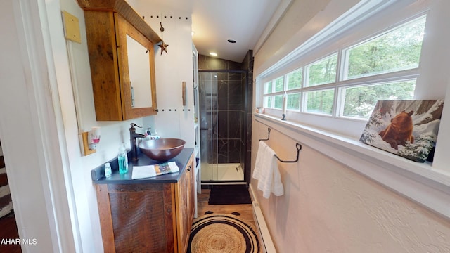 166 Mink Rd, Boswell, PA 15531 - full bath featuring vanity and a shower stall