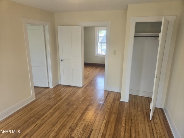 313 E John St, Bedford, PA 15522 - unfurnished bedroom with wood finished floors and a closet