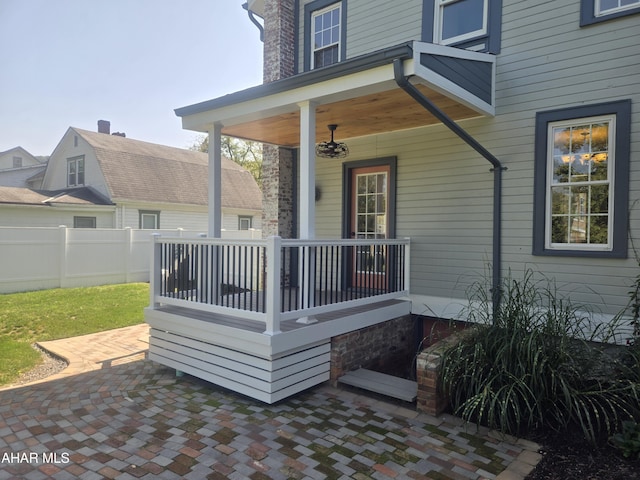 313 E John St, Bedford, PA 15522 - doorway to property with covered porch