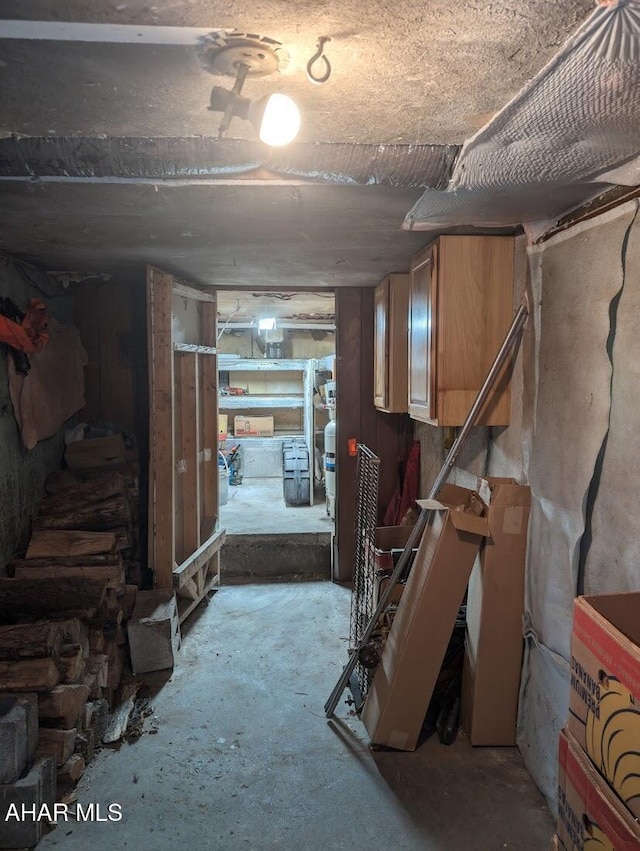 view of basement