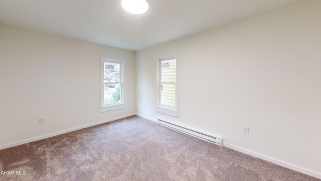2602 W Chestnut Ave, Altoona, PA 16601 - empty room with baseboard heating and carpet