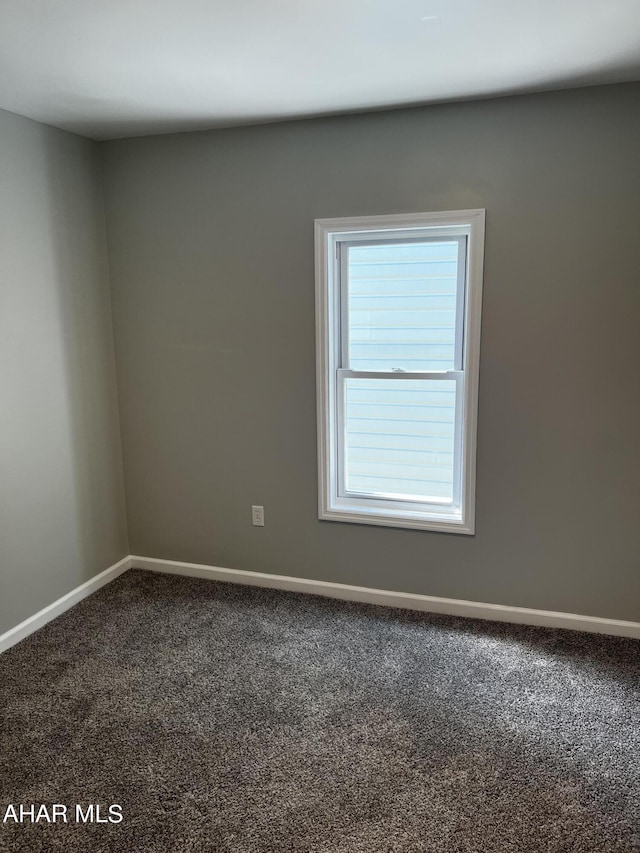 empty room with carpet flooring