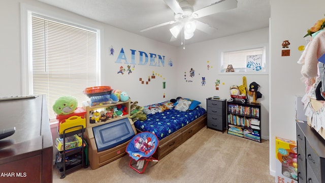 1407 N 5th Ave, Altoona, PA 16601 - bedroom with carpet flooring and ceiling fan