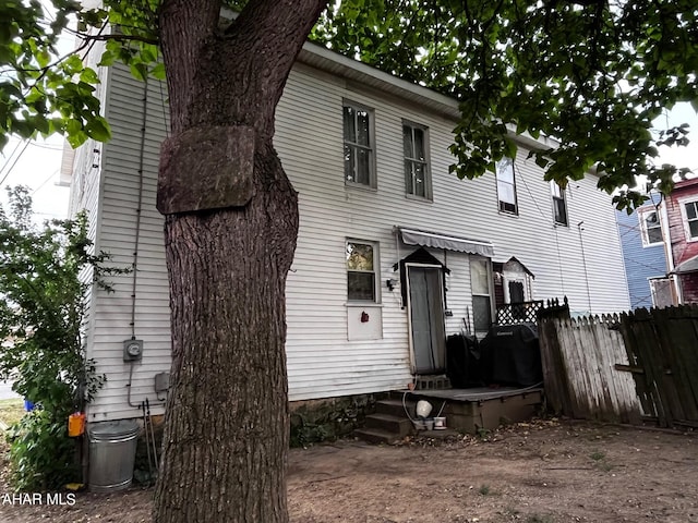 view of rear view of property