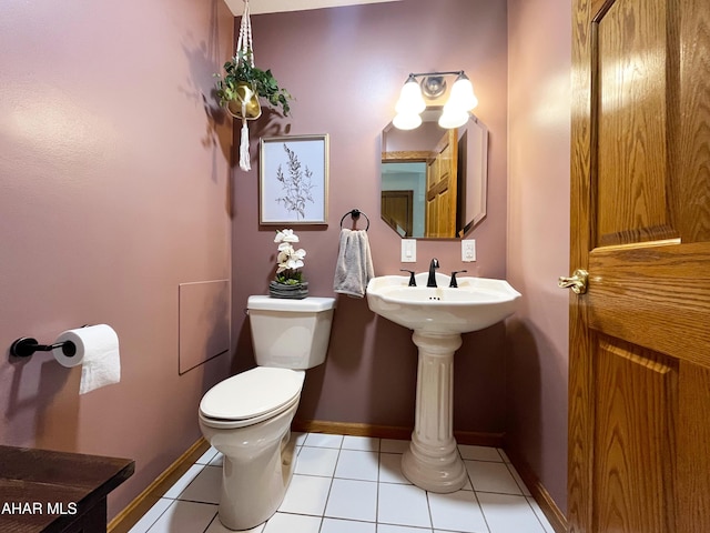 259 Chimney Rocks Rd, Hollidaysburg, PA 16648 - half bath with toilet, tile patterned flooring, and baseboards