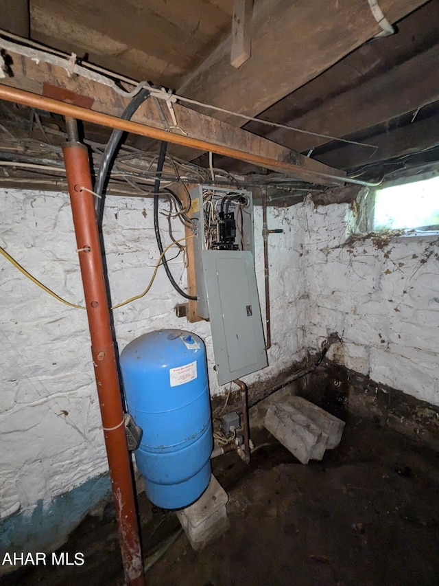 utility room featuring electric panel