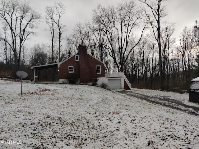 view of home's exterior